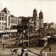 Chowringhee and tram terminus